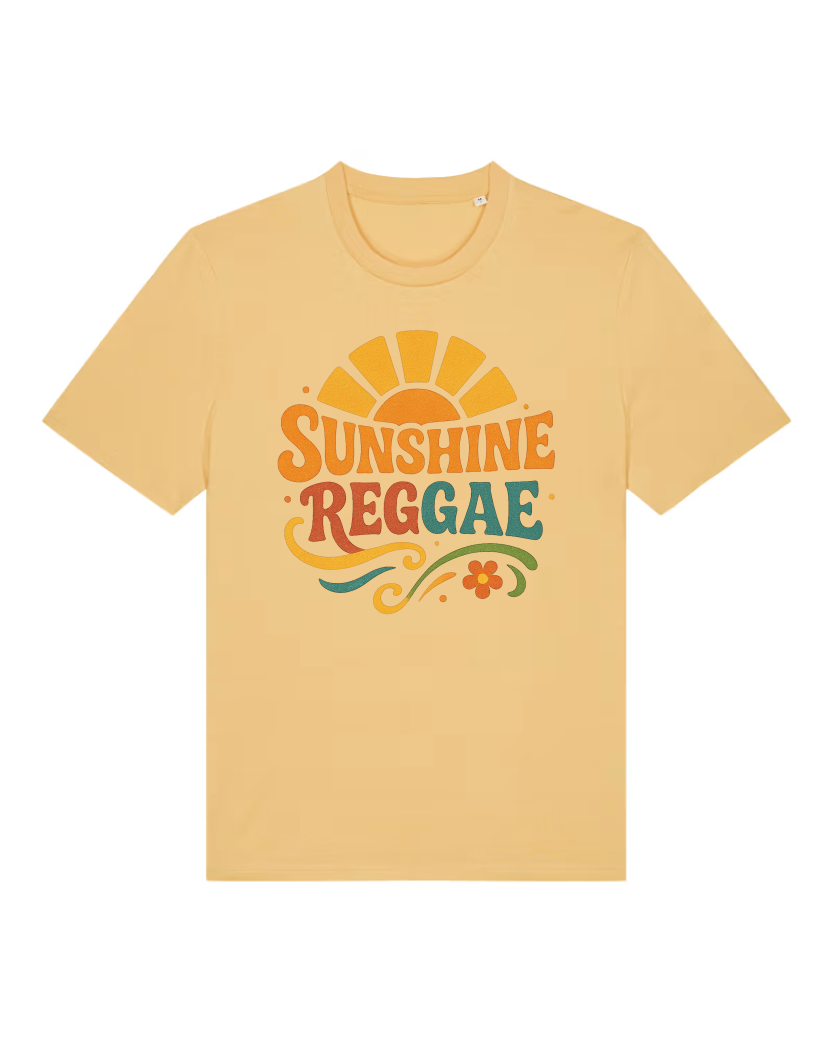 Sunshine Reggae Premium Bio T-Shirt 100 % Bio-Baumwolle Unisex