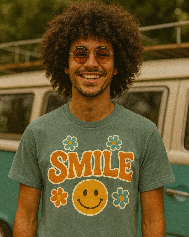Smile Premium Bio T-Shirt 100 % Bio-Baumwolle Unisex