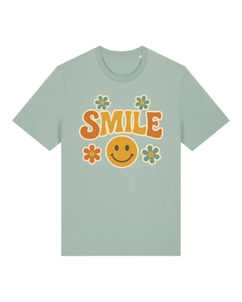 Smile Premium Bio T-Shirt 100 % Bio-Baumwolle Unisex