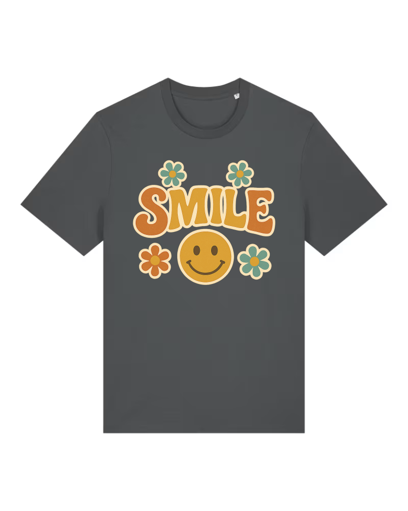 Smile Premium Bio T-Shirt 100 % Bio-Baumwolle Unisex