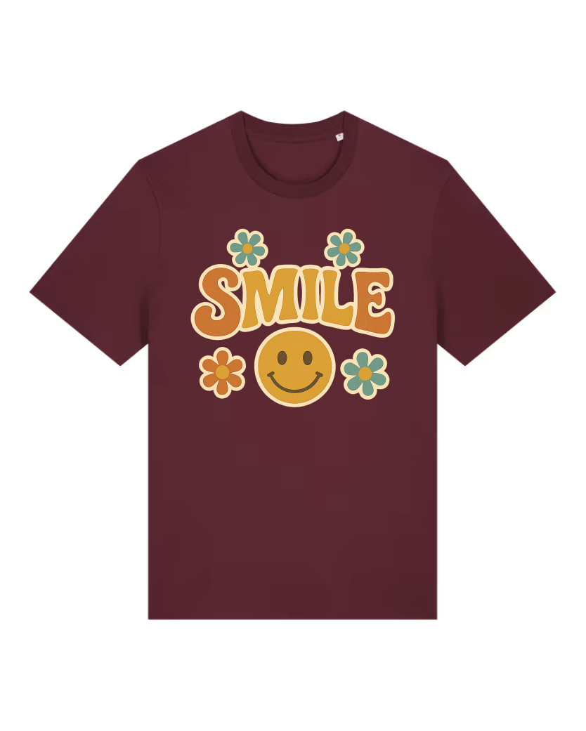 Smile Premium Bio T-Shirt 100 % Bio-Baumwolle Unisex