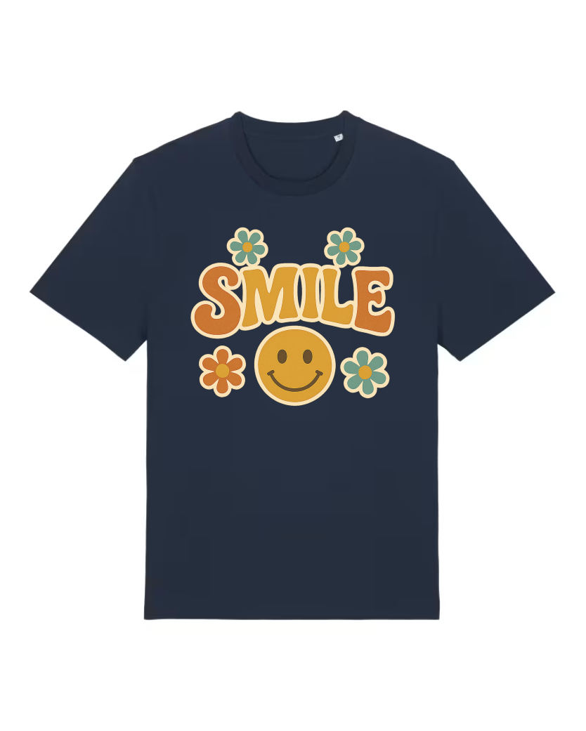 Smile Premium Bio T-Shirt 100 % Bio-Baumwolle Unisex