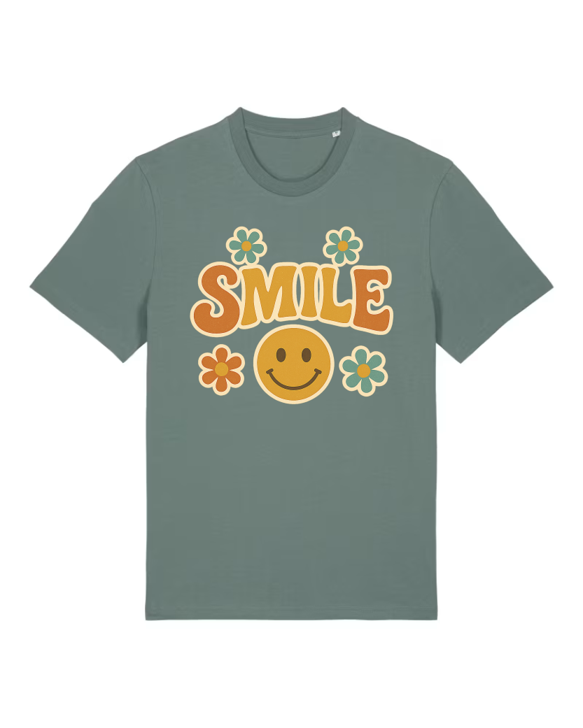 Smile Premium Bio T-Shirt 100 % Bio-Baumwolle Unisex