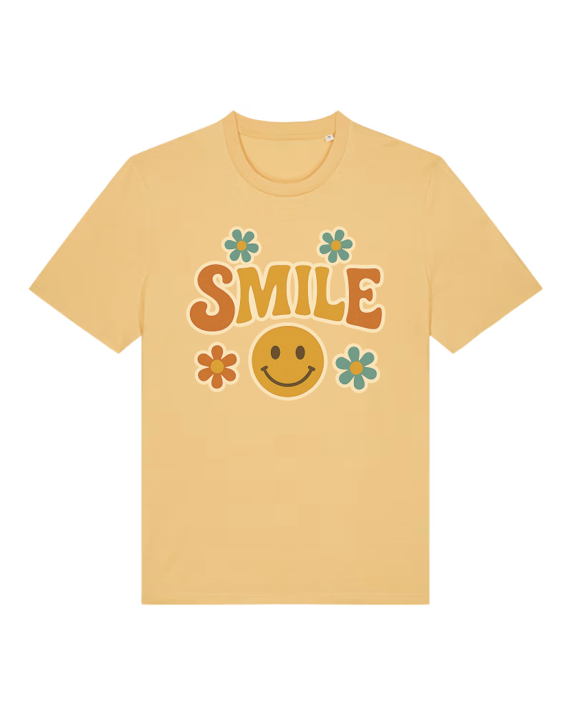 Smile Premium Bio T-Shirt 100 % Bio-Baumwolle Unisex