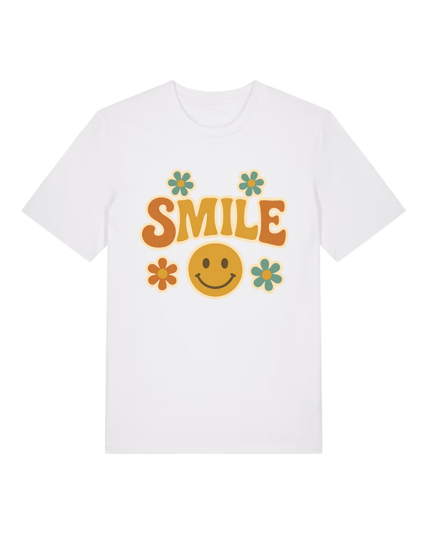 Smile Premium Bio T-Shirt 100 % Bio-Baumwolle Unisex