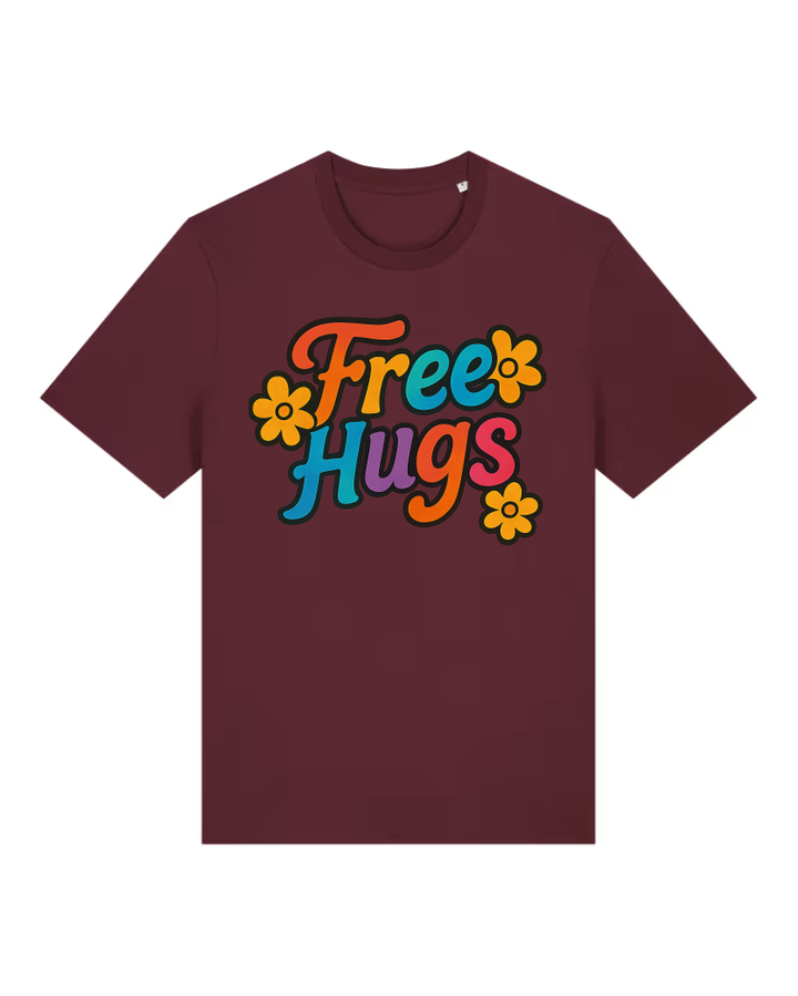 Free Hugs Premium Bio T-Shirt 100 % Bio-Baumwolle Unisex