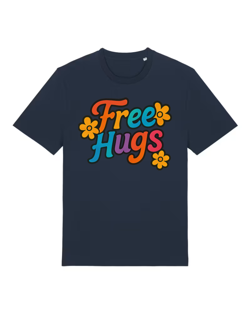 Free Hugs Premium Bio T-Shirt 100 % Bio-Baumwolle Unisex