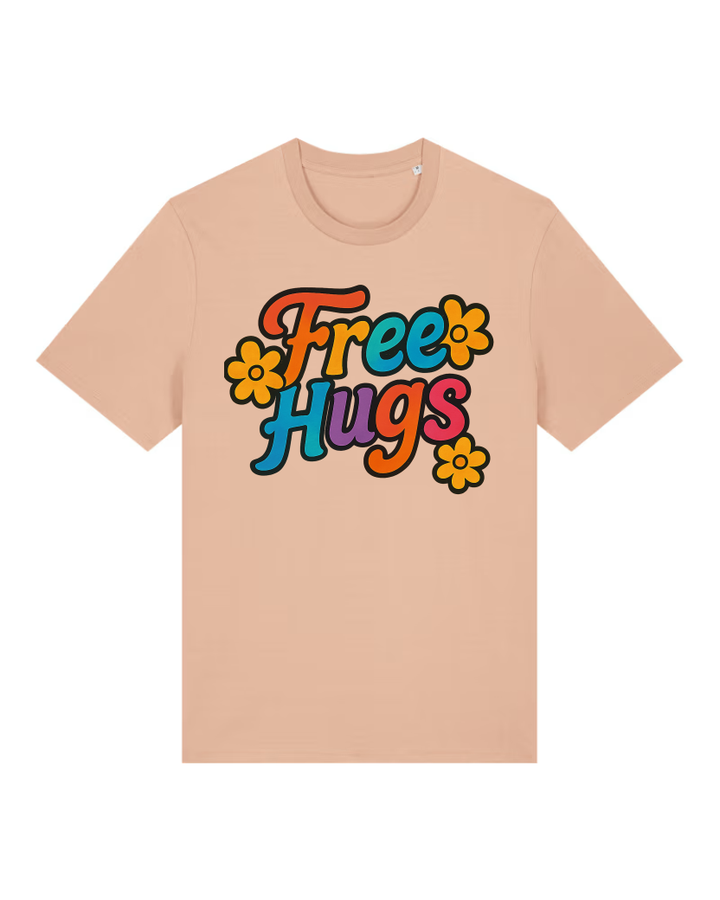Free Hugs Premium Bio T-Shirt 100 % Bio-Baumwolle Unisex