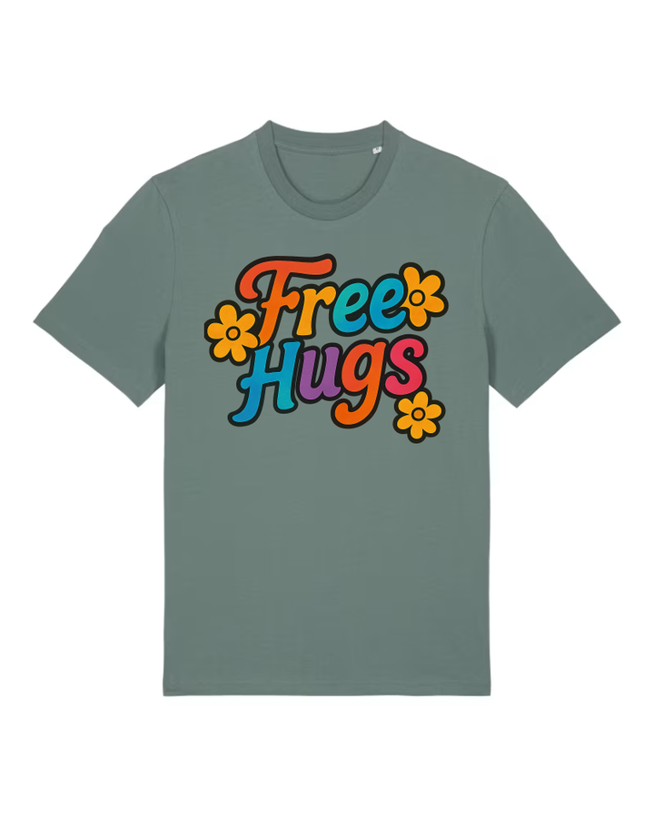 Free Hugs Premium Bio T-Shirt 100 % Bio-Baumwolle Unisex