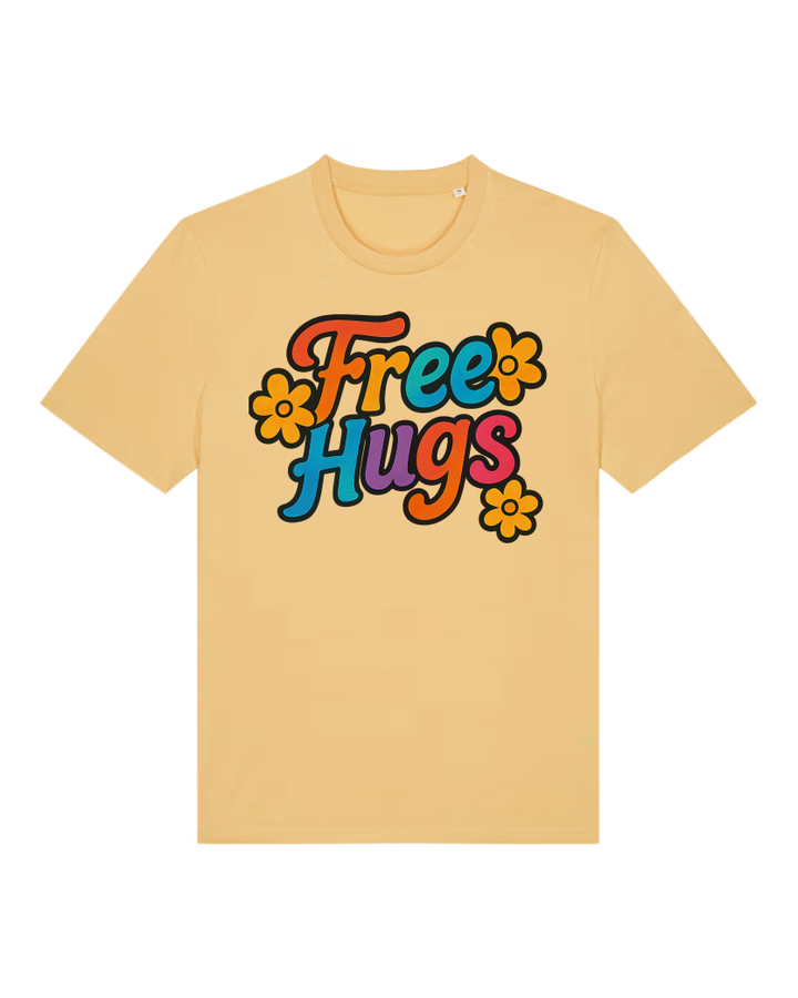 Free Hugs Premium Bio T-Shirt 100 % Bio-Baumwolle Unisex