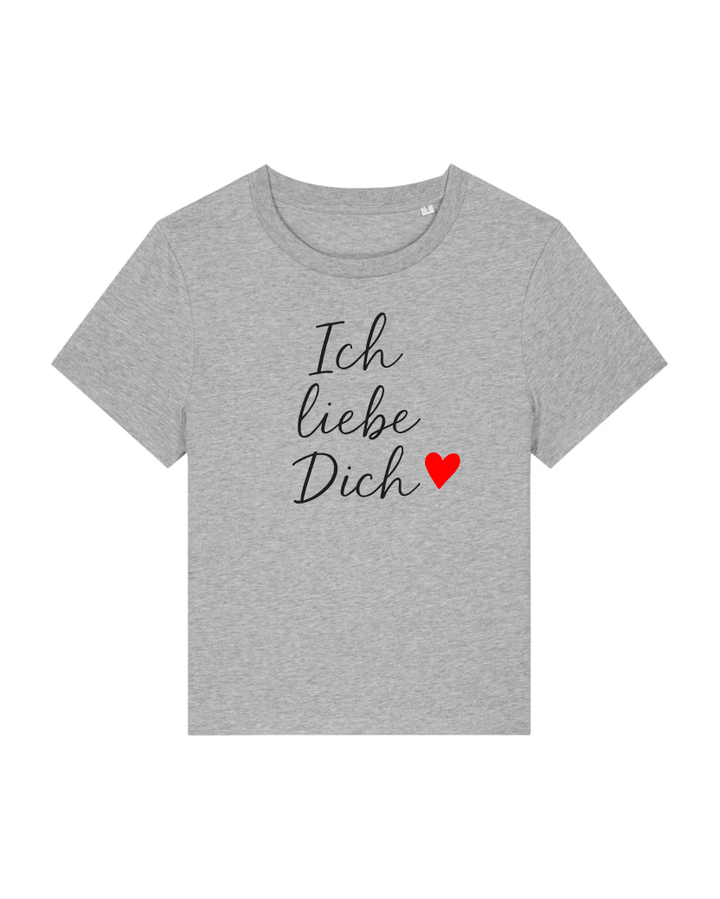 Ich liebe Dich Lady Premium T-Shirt 100 % Bio-Baumwolle