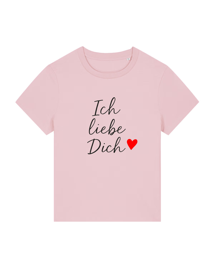 Ich liebe Dich Lady Premium T-Shirt 100 % Bio-Baumwolle
