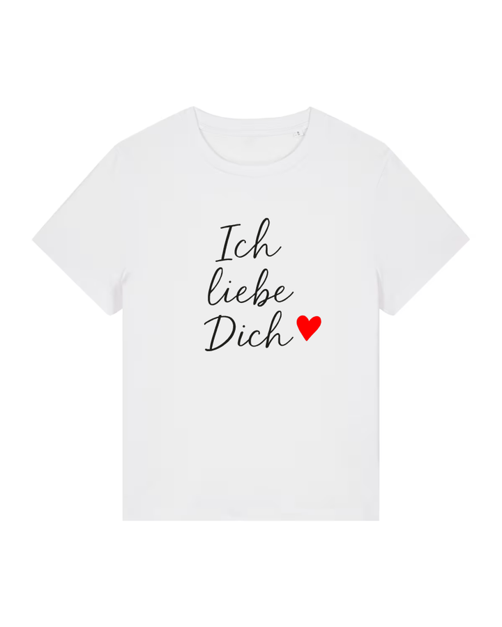 Ich liebe Dich Lady Premium T-Shirt 100 % Bio-Baumwolle