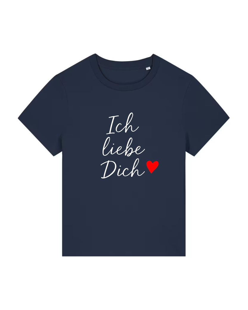 Ich liebe Dich Lady Premium T-Shirt 100 % Bio-Baumwolle