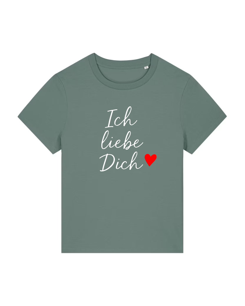 Ich liebe Dich Lady Premium T-Shirt 100 % Bio-Baumwolle