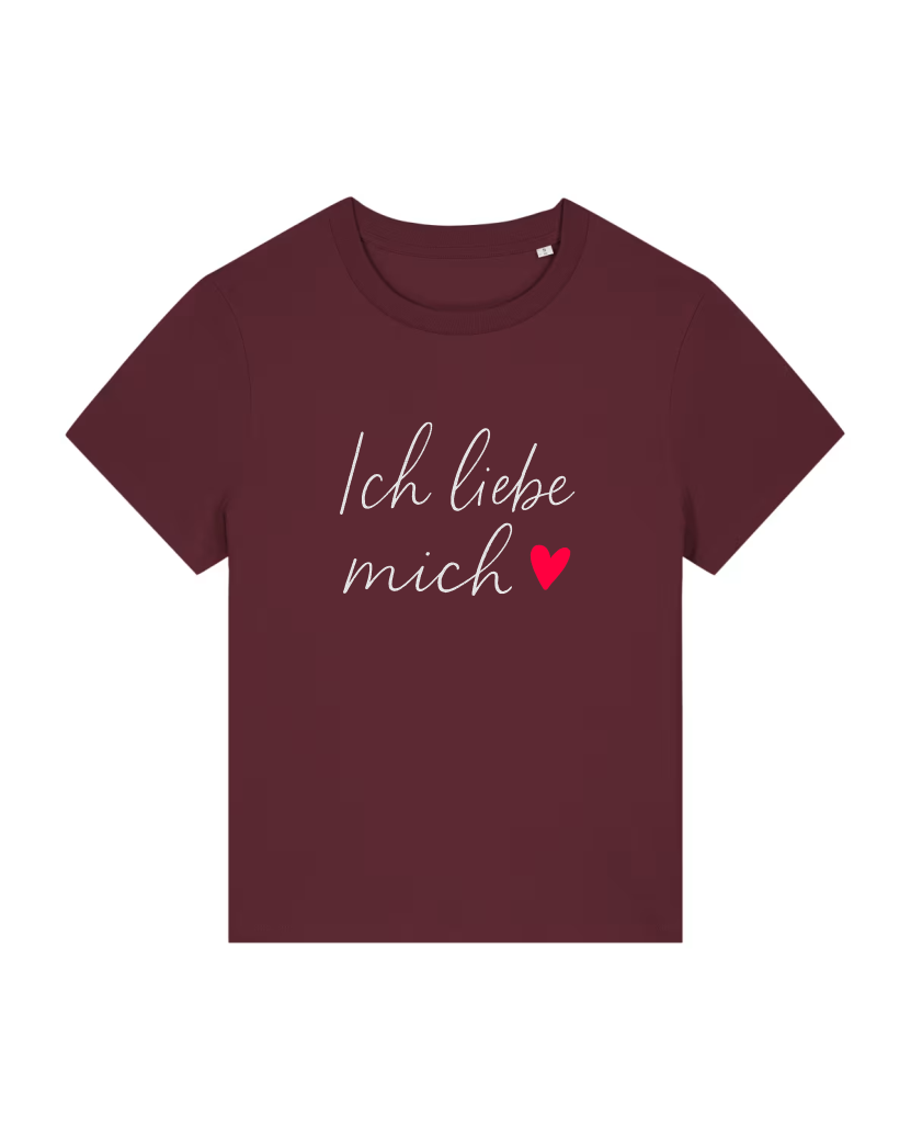 Ich liebe mich Lady Premium Bio T-Shirt 100 % Bio-Baumwolle