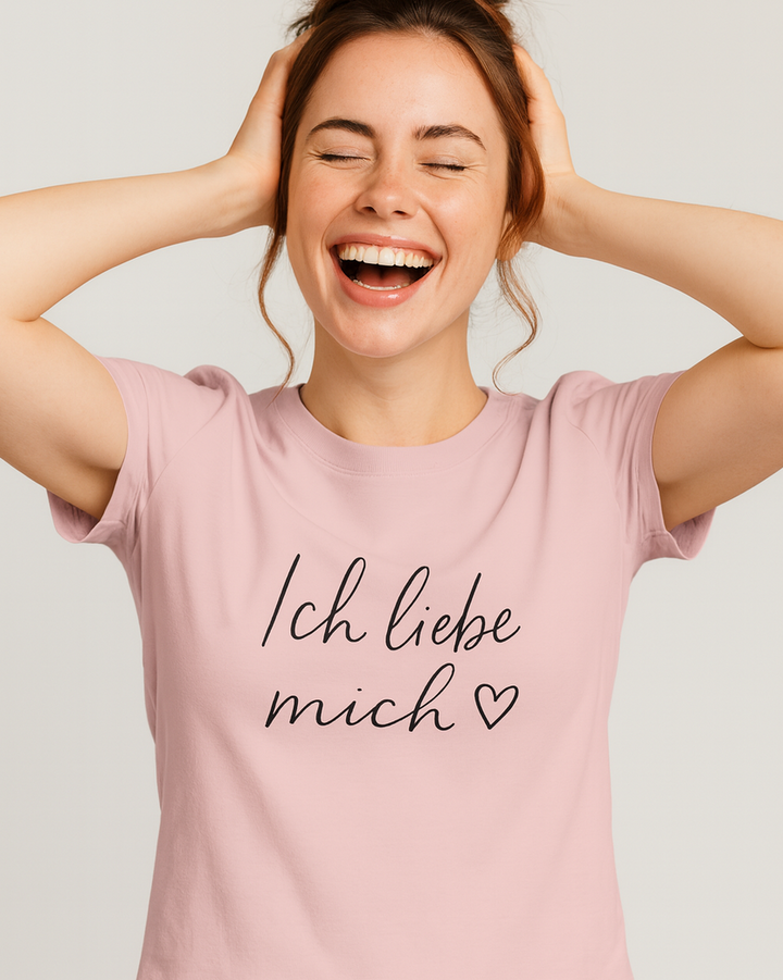 Ich liebe mich Premium Lady Bio T-Shirt 100 % Bio-Baumwolle