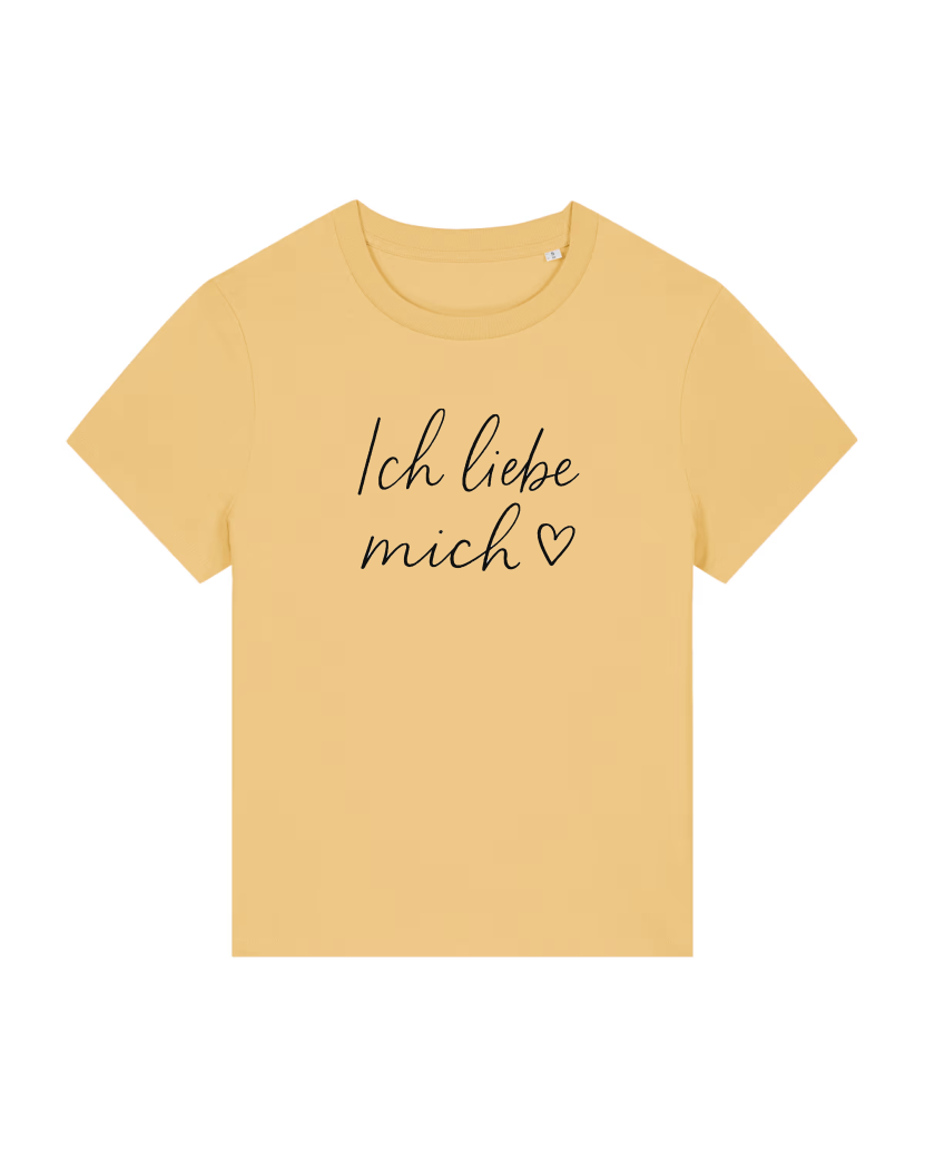 Ich liebe mich Premium Lady Bio T-Shirt 100 % Bio-Baumwolle