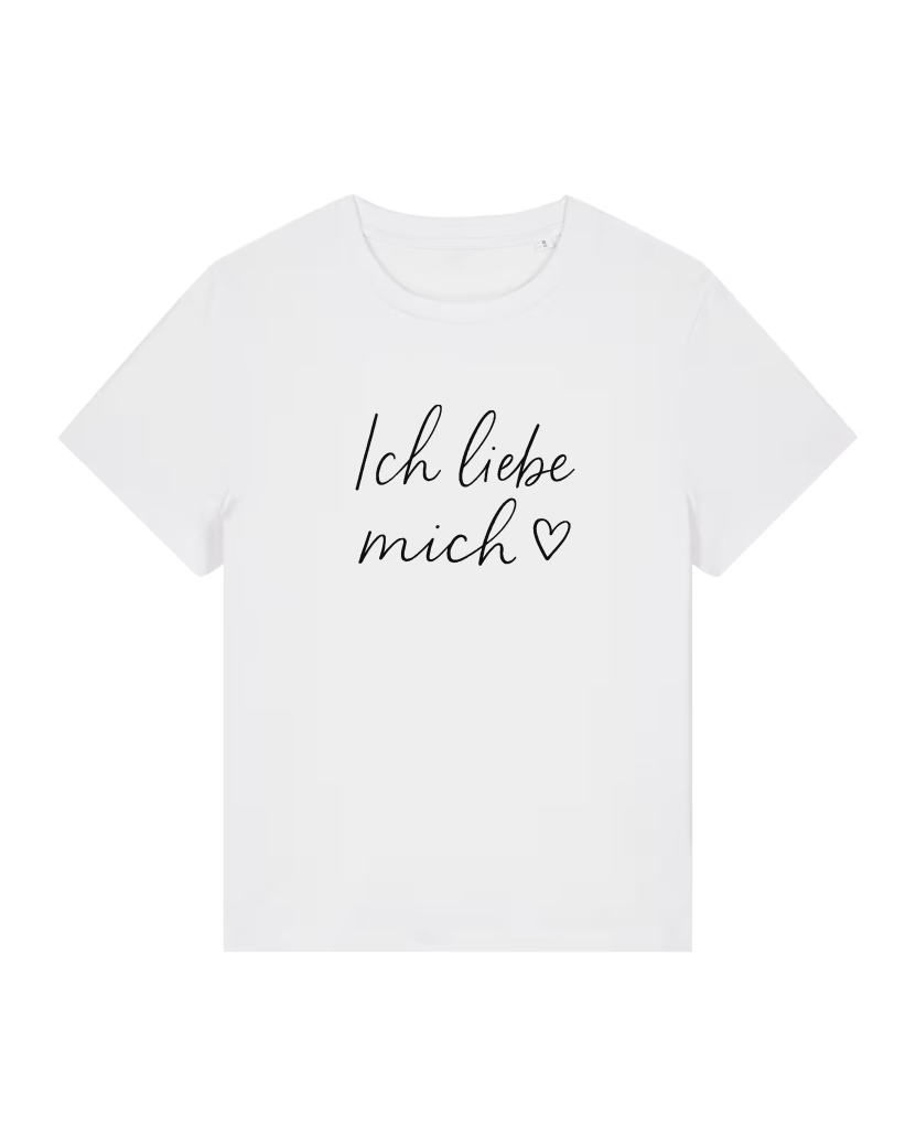 Ich liebe mich Premium Lady Bio T-Shirt 100 % Bio-Baumwolle