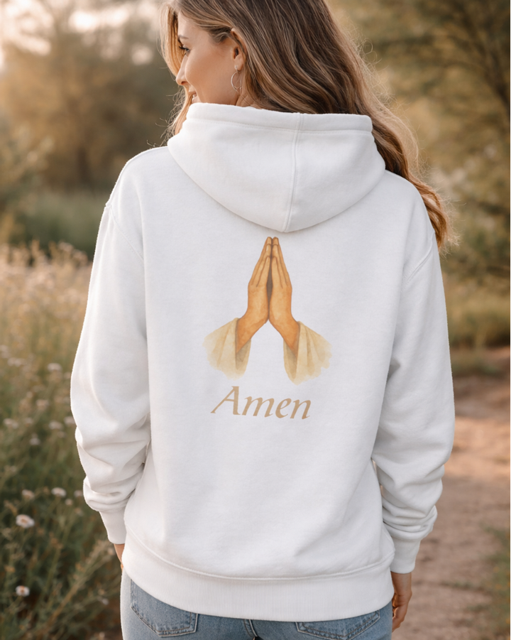 Amen Premium Bio Hoodie 100 % Bio-Baumwolle Unisex