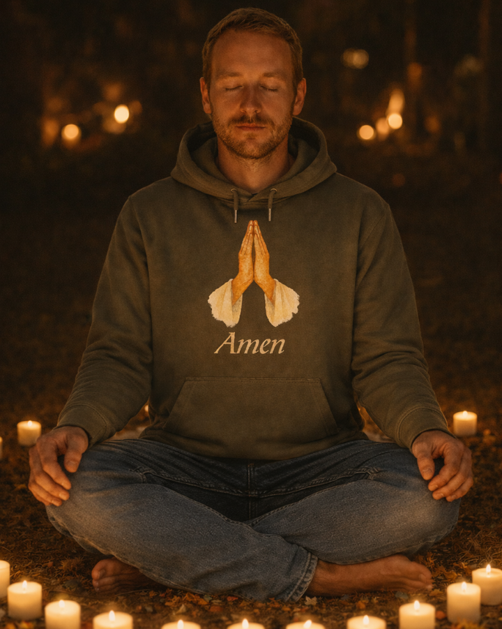 Amen Premium Bio Hoodie 100 % Bio-Baumwolle Unisex