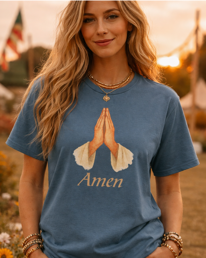Amen Premium Bio T-Shirt 100 % Bio-Baumwolle Unisex