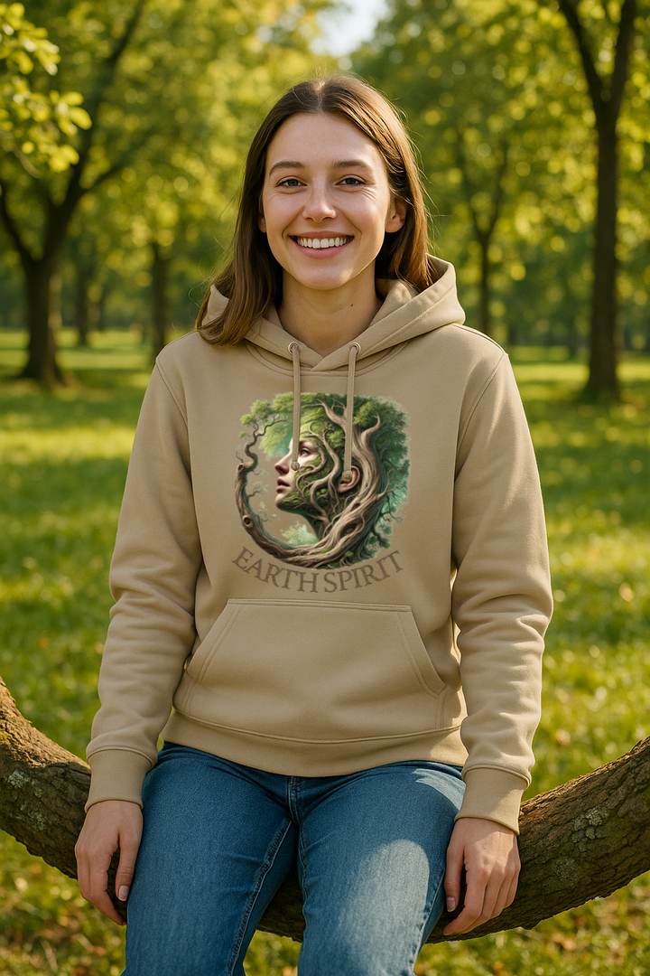 Earth Spirit Premium Bio Hoodie 100 % Bio-Baumwolle Unisex