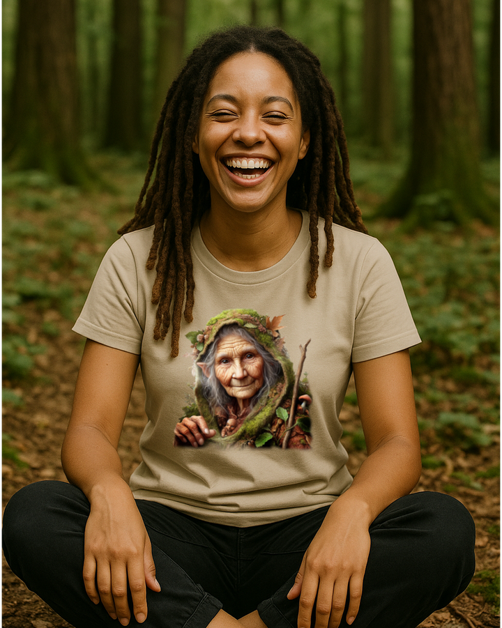 Hüterin des Waldes Premium Bio T-Shirt 100 % Bio-Baumwolle Unisex