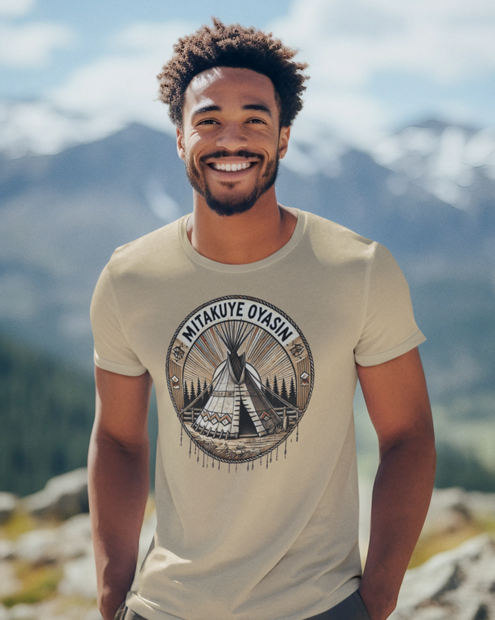 Mitakuye Oyasin  - Premium Bio T- Shirt 100 % Bio-Baumwolle Unisex