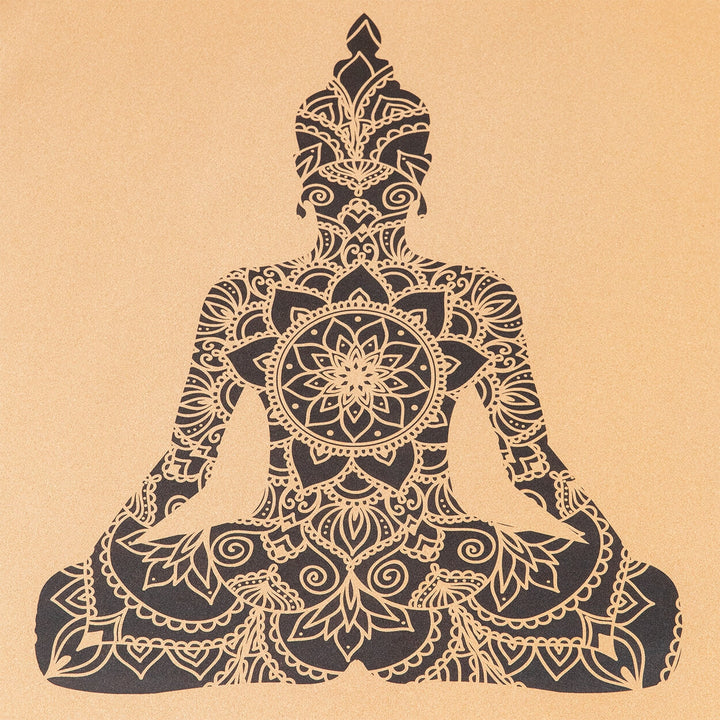 Meditationsmatte aus Kork & Naturkautschuk, 100 % natürlich