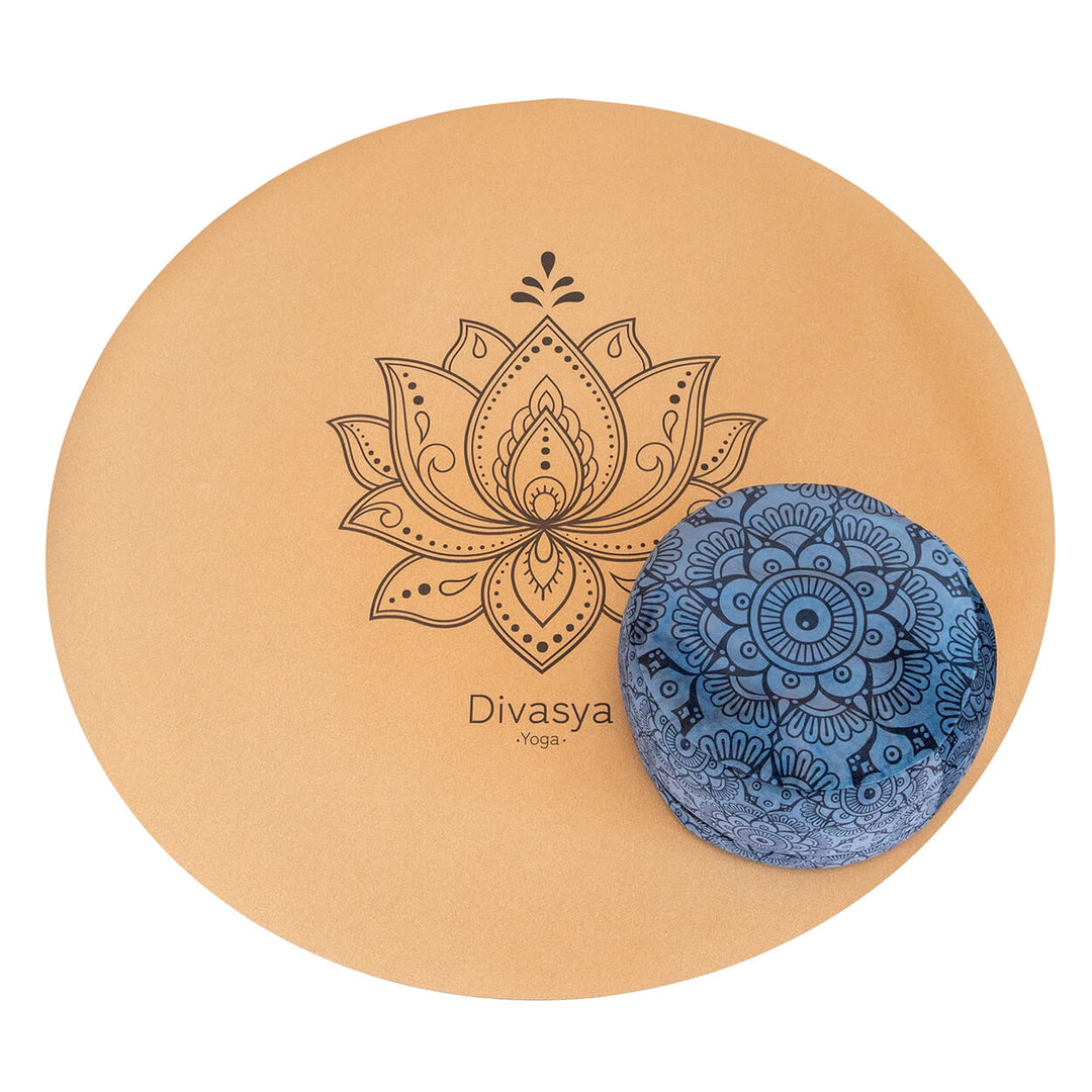 Meditationsmatte aus Kork & Naturkautschuk, 100 % natürlich