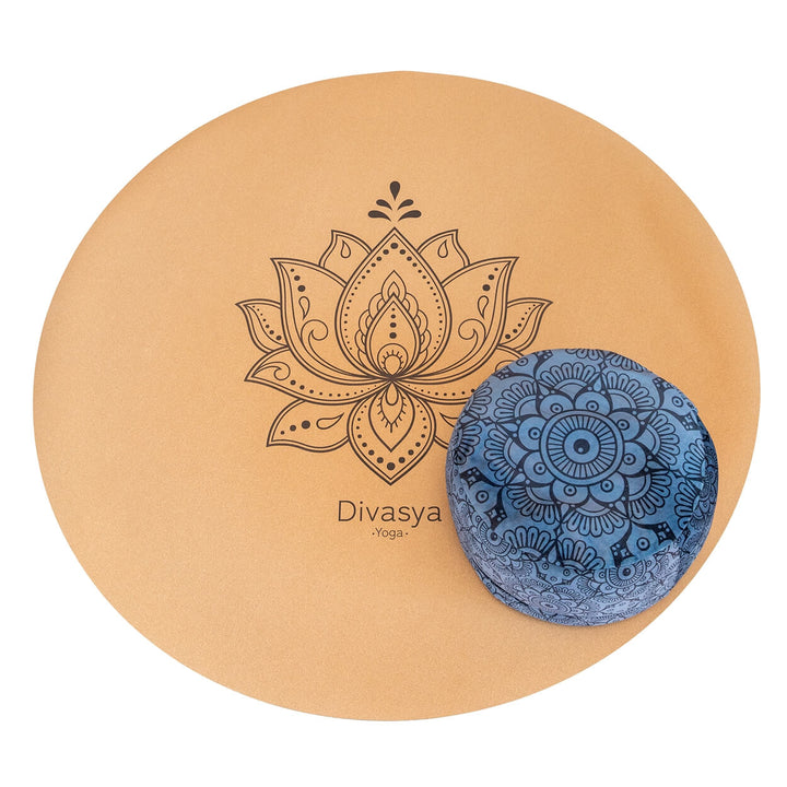 Meditationsmatte aus Kork & Naturkautschuk, 100 % natürlich