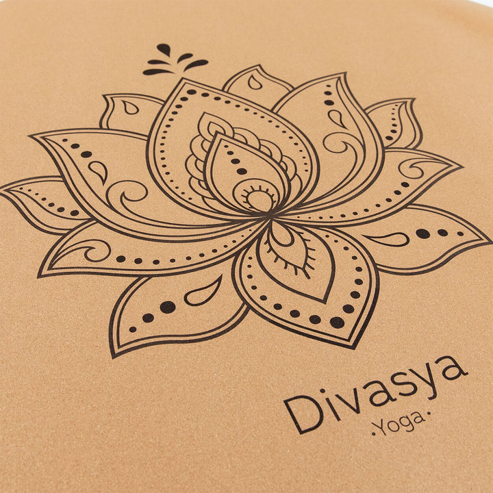 Meditationsmatte aus Kork & Naturkautschuk, 100 % natürlich