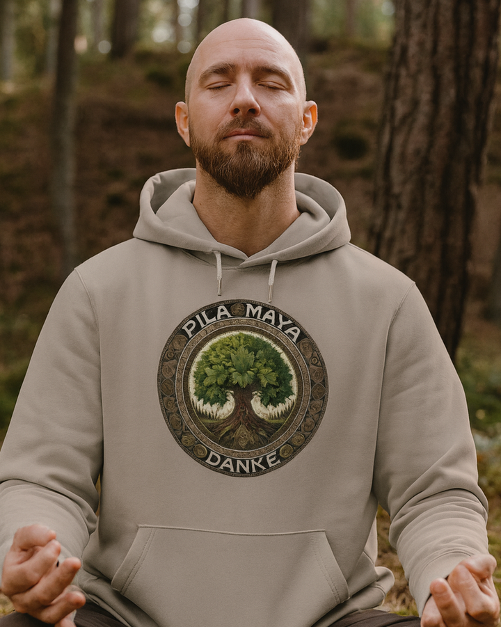 Pilamaya  Premium Bio-Hoodie 100 % Bio-Baumwolle Unisex