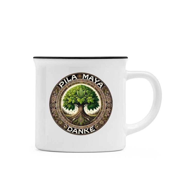 Pilamaya Keramiktasse im Retro-Stil
