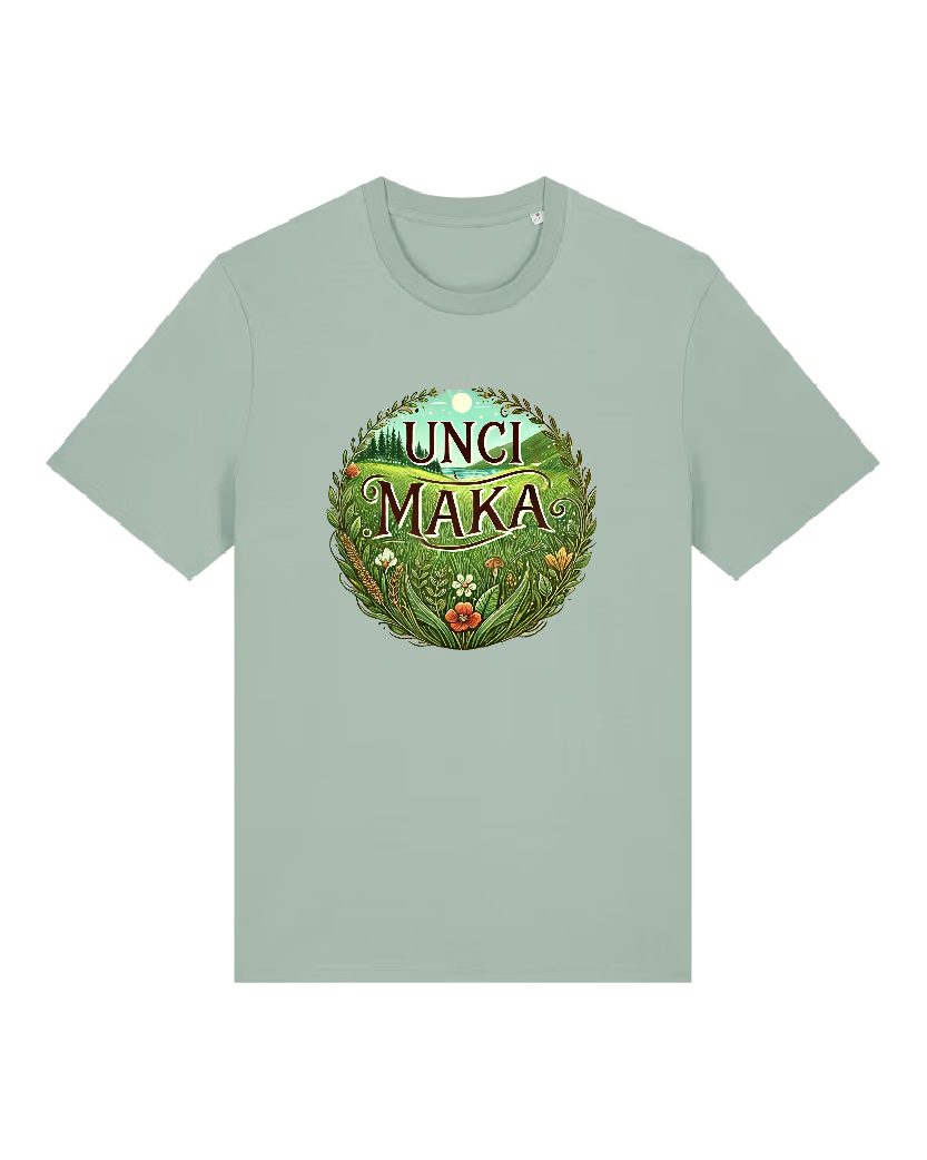 Unci Maka Premium Bio T-Shirt 100 % Bio-Baumwolle Unisex