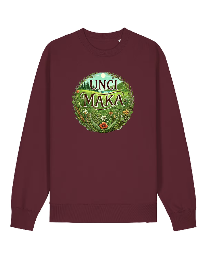 Unci Maka Premium Sweatshirt 100 % Bio-Baumwolle Unisex