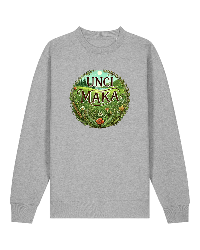 Unci Maka Premium Sweatshirt 100 % Bio-Baumwolle Unisex