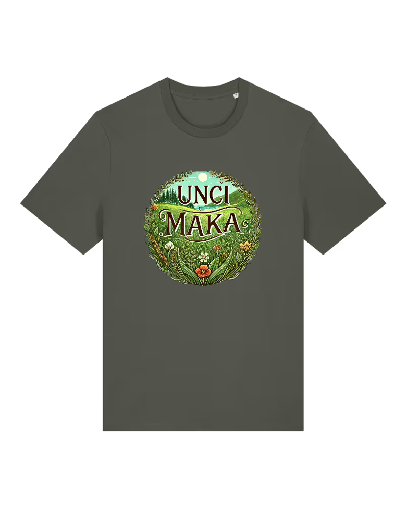 Unci Maka Premium Bio T-Shirt 100 % Bio-Baumwolle Unisex