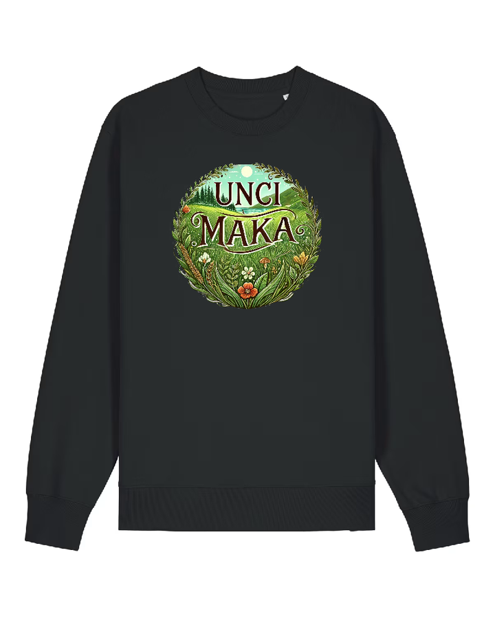 Unci Maka Premium Sweatshirt 100 % Bio-Baumwolle Unisex