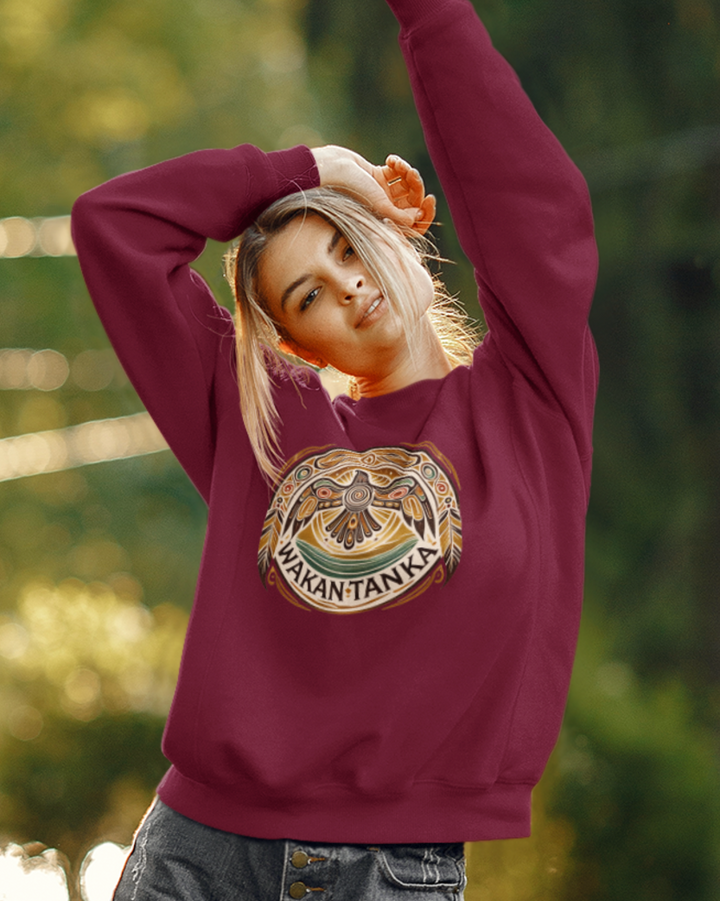 Wakan Tanka Premium Bio Sweatshirt 100% Baumwolle Unisex