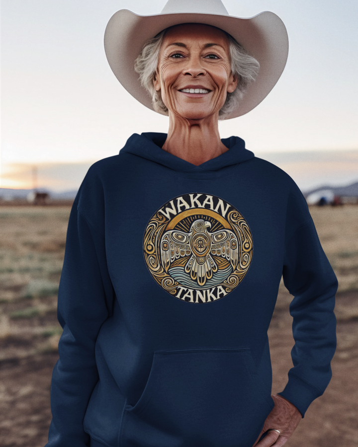 Wakan Tanka Premium Bio Hoodie 100 % Bio-Baumwolle Unisex