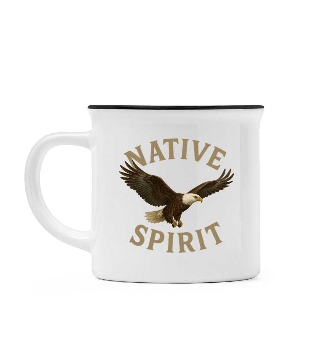 Native Spirit Keramiktasse Retro-Stil