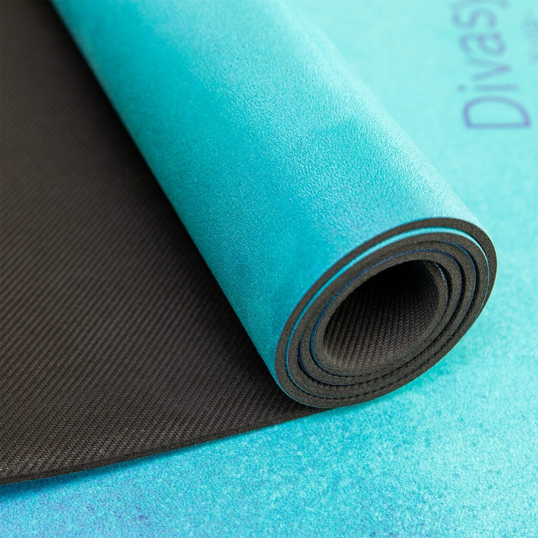 Nachhaltige Yogamatte aus Naturkautschuk & recycelter Mikrofaser