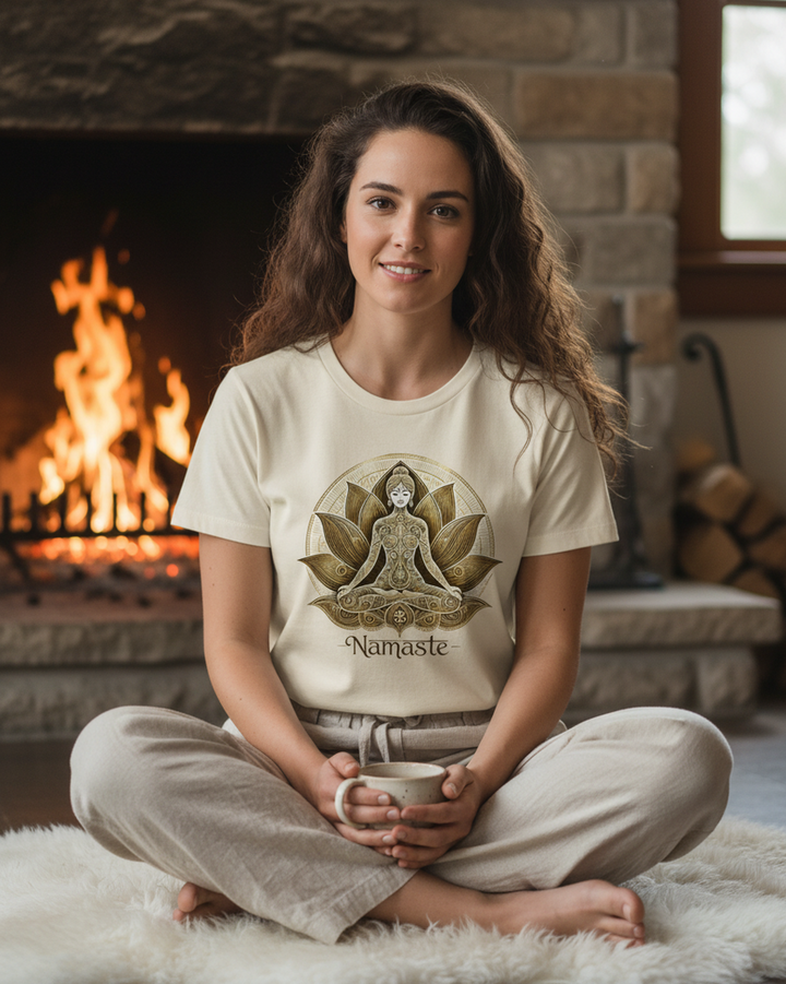 Namaste Flow Lady Premium Bio T-Shirt 100 % Bio-Baumwolle