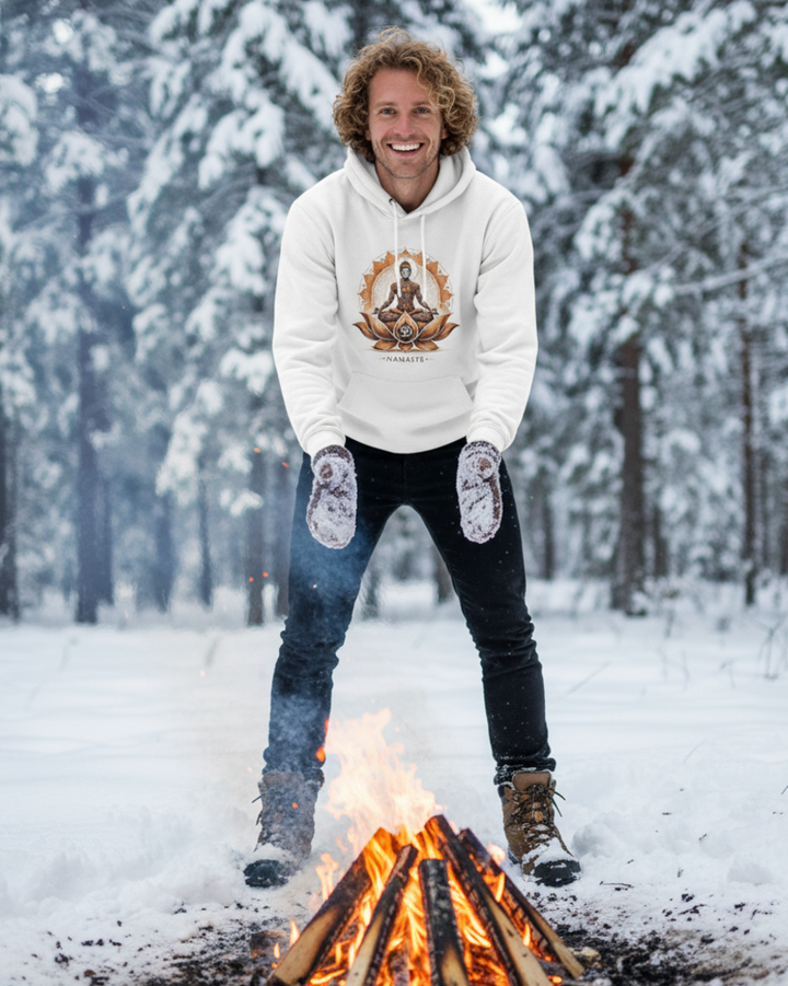 Yoga Warrior Premium Bio Hoodie 100 % Bio-Baumwolle Unisex