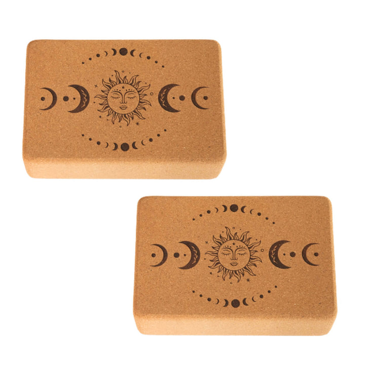 Yoga Set STARTER: Kork Yogamatte mit 2x Yogablock, 100 % natürlich