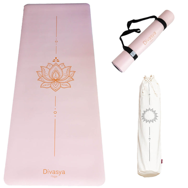 Professional Grip Yogamatte rutschfest mit japanischen EcoPU Naturkautschuk