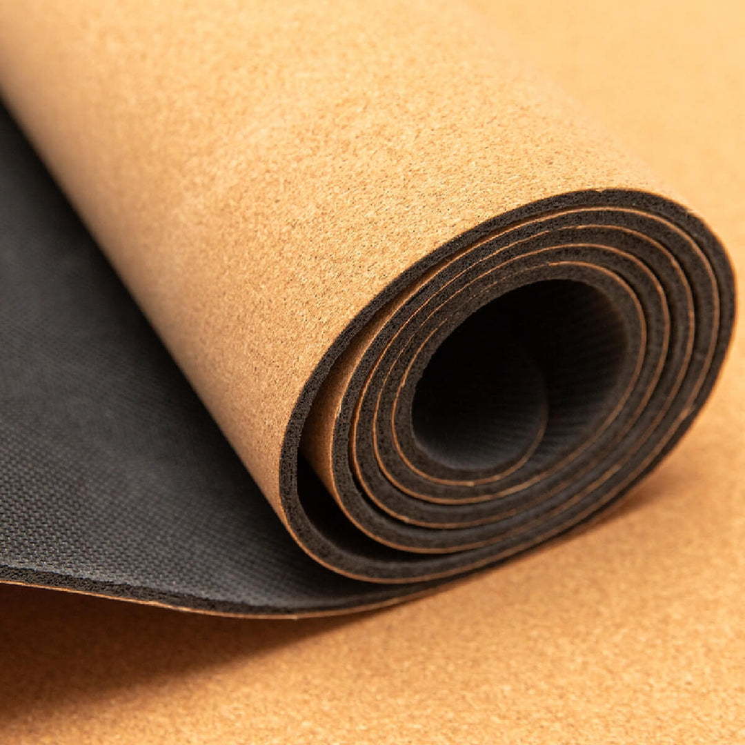 Yoga Set: SUPPORT: Matte & Pad aus Kork & Naturkautschuk 100 % natürlich