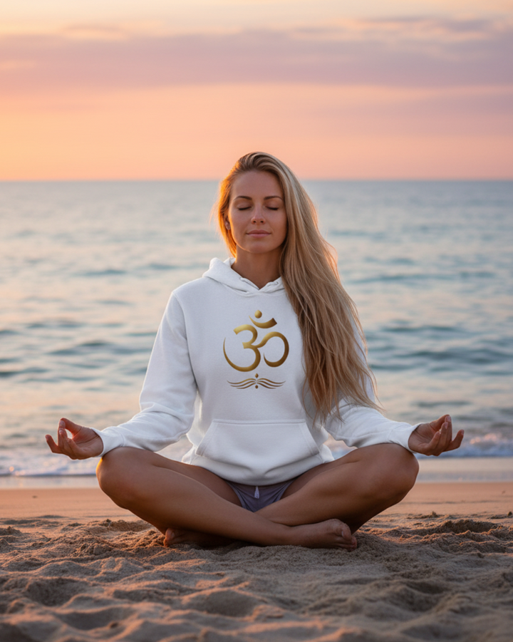 Golden OM Premium Bio Hoodie 100 % Bio-Baumwolle Unisex